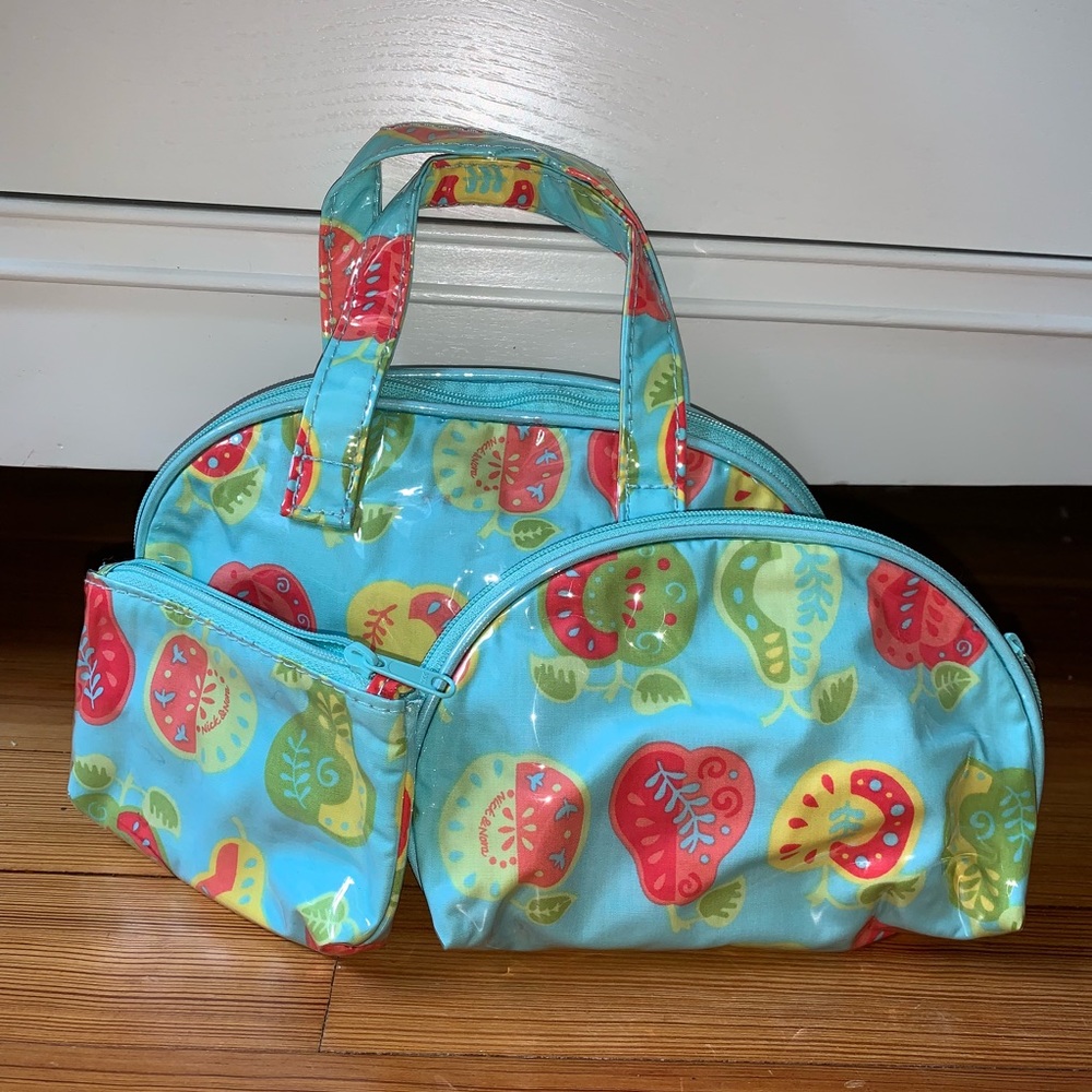 New! Nick and Nora Cosmetic bag set